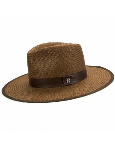 Chapeau de paille Florida Marron - Chapeaux d'été - Style Fedora