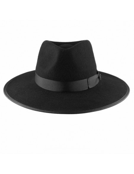 Sombrero Nuba Negro Raceu Atelier - Sombreros 100% Fieltro de Lana