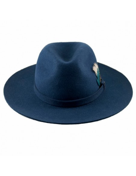 Blue Jeans Salter Hat by Raceu Hats - Fedora Wool Felt