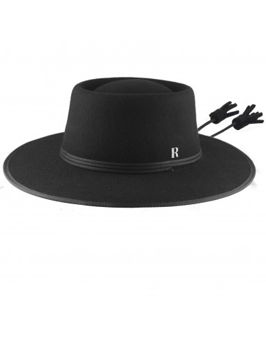 Chapeau Billy Style noir Cowboy