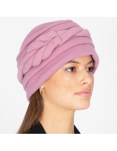 Cappello di lana rosa fatto a mano - Cappello di lana - Cappello da donna - Cappello di lana anni '20 - Cappello retrò - Cappell