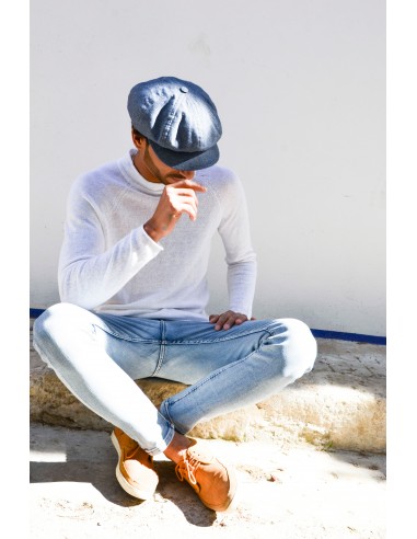 Shop Peaky Blinders Baker Boy Cap Jeans by Raceu Hats - Raceu Hats