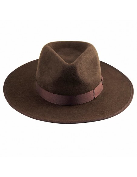 Sombrero hombre marron Nuba Raceu Hats - Sombreros Fieltro de lana
