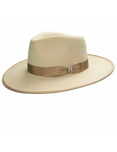 Beige Nuba Hat for Men - Felt Hat Fedora for Men