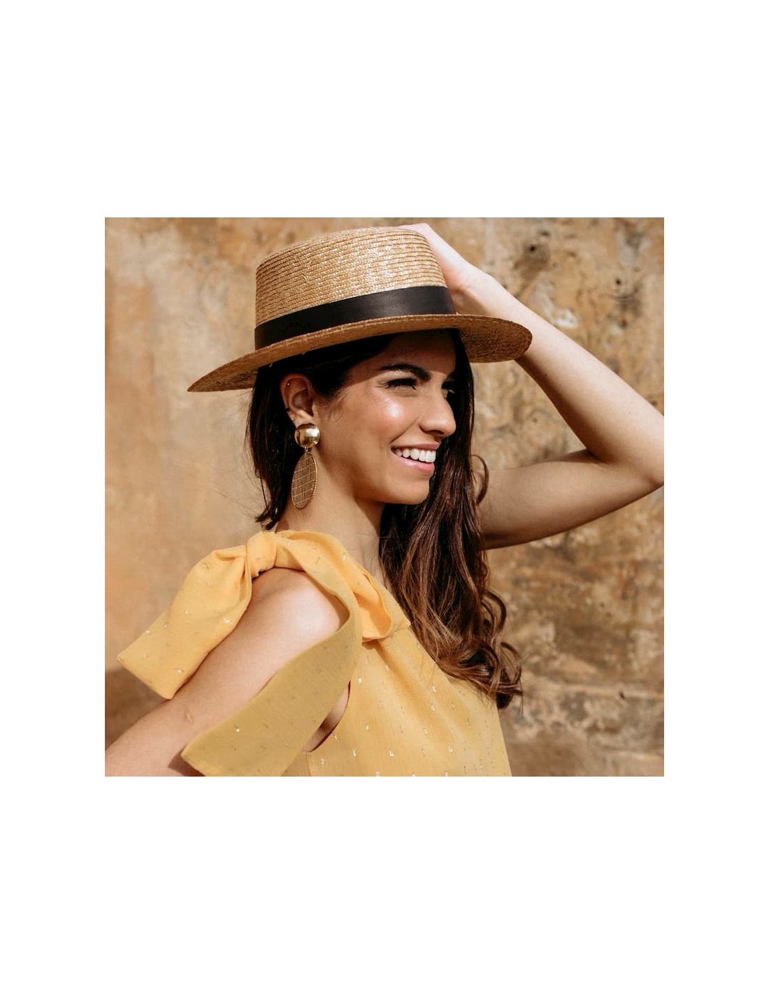 Comprar Sombrero Canotier en Paja Natural - Hats Online