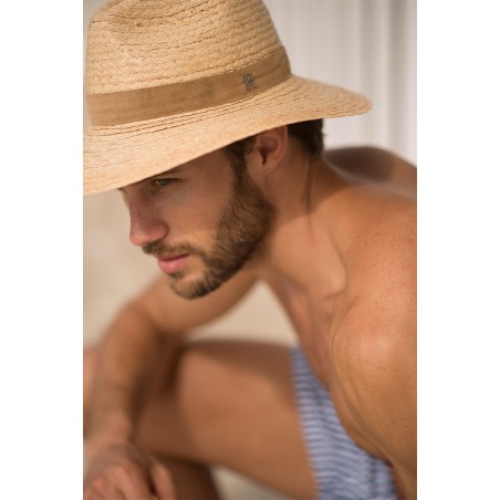 Sombrero Paja Natural Estilo Fedora - Sacramento Hombre