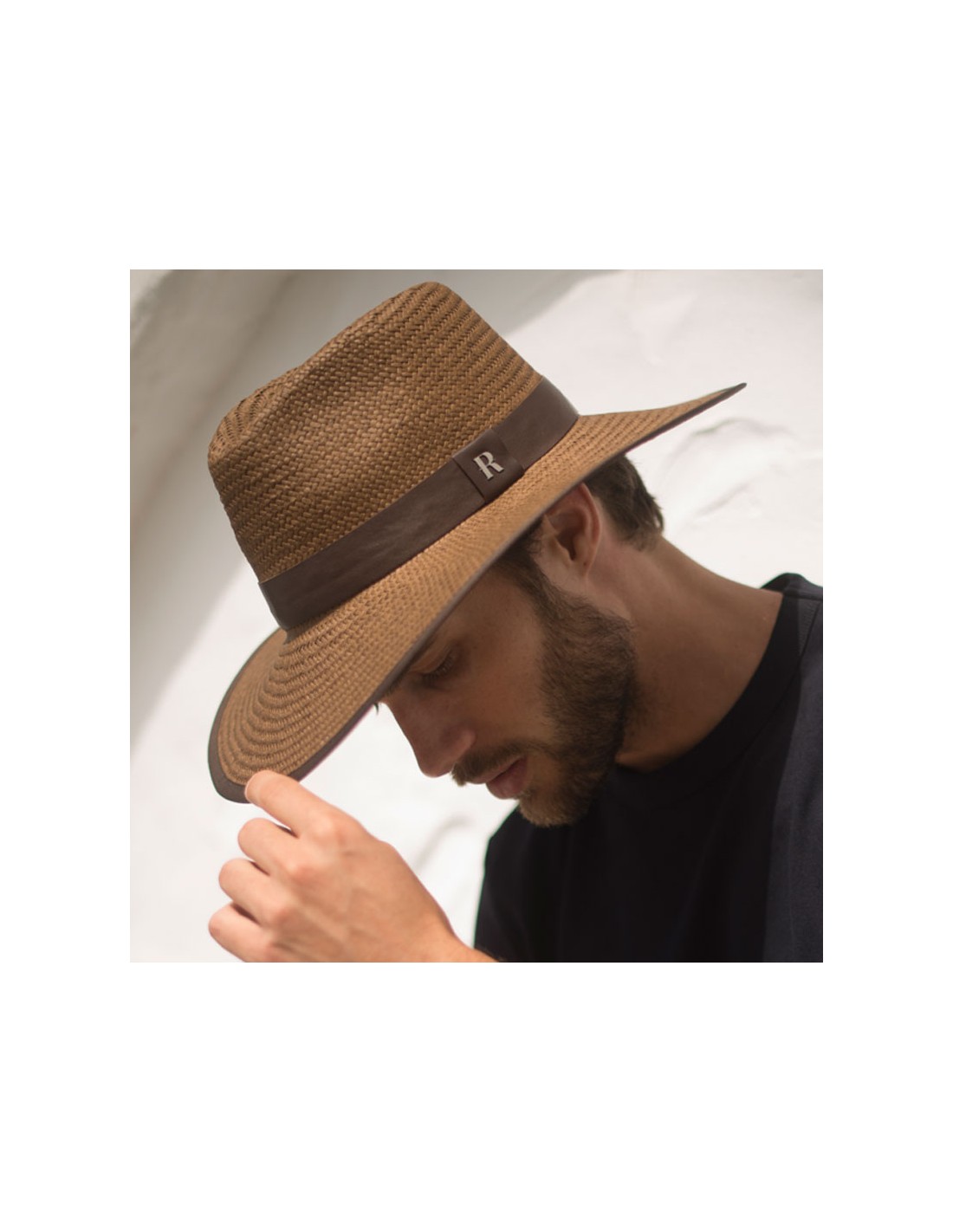 Florida Brown - Straw Hat for Men - Fedora Style - Raceu Hats Online