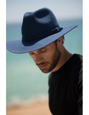 Sombrero Fedora Salter Blue Hombre - Fieltro de - Hats