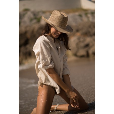 Sombrero Cowboy Dakota Algas Marinas - Sombreros Mujer