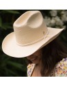 Cowboy Chapeau Dakota Beige - Style chapeau de paille Cowboy