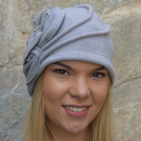 Wool Hat Sarah Light Grey