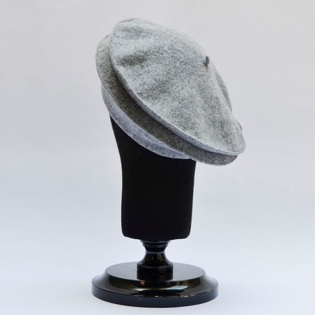 Helen Beret Grey Mix French Style for Women