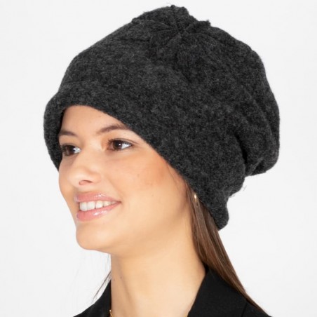 Wool Aiden Grey Hat  - Caps for Women - Wool Hat Womens