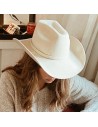 Chapeau Cowboy en feutre 100% laine - Chapeaux en jean pour femmes
