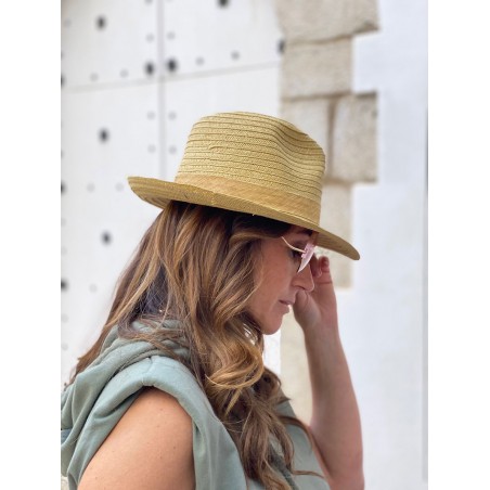 Sombrero Playa Mujer | Hombre - 100% Paja de Papel y hecho en España en color Natural