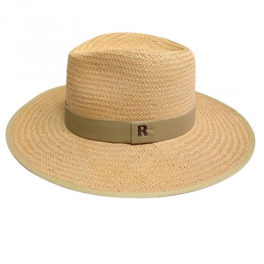 Chapeau de paille Florida Beige - Chapeaux d'été - Style Fedora