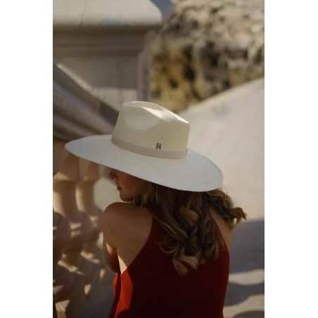 Corfu Large Brim Panama Hat Natural Color  - Panama Hats UK for Women