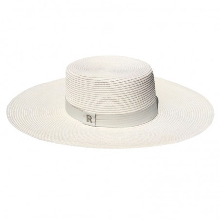 Atena White Bridal Hat - Wide-Brimmed - Women's Hats - Bridal Hats
