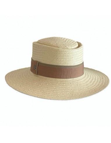 Sombrero Acapulco Invitada Boda Beige - Sombreros de Verano