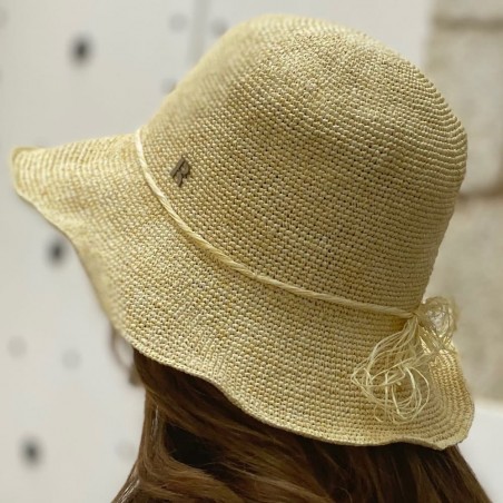 Chapeau de paille naturelle pour femmes Raceu Hats