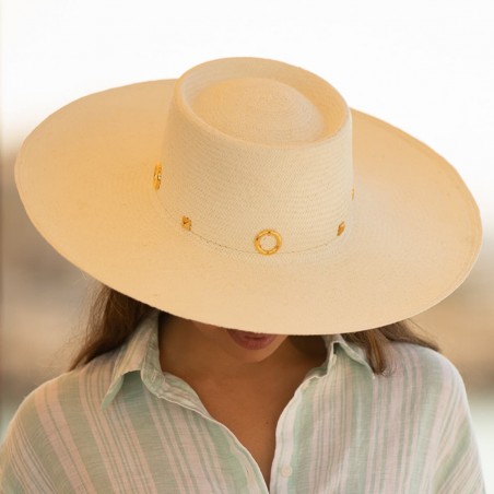 Sombrero Panamá Original hecho a mano en España en 100% paja de toquilla
