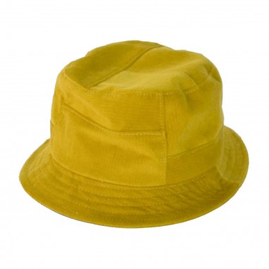 Chapeau haut en forme de seau Carson couleur or - 100% coton Chapeau en forme de seau pour les femmes