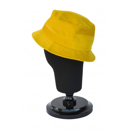 Grand Chapeau Bucket Carson couleur Or - Chapeau Bucket 100% coton pour homme