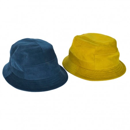 Sombrero Bucket Mujer Carson color Azul - Sombrero Bucket 100% Algodón para Mujer