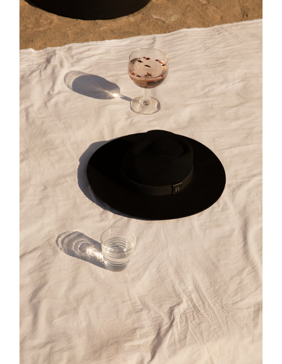 Sombrero Fedora Hombre Fieltro de Lana en color Negro Austin