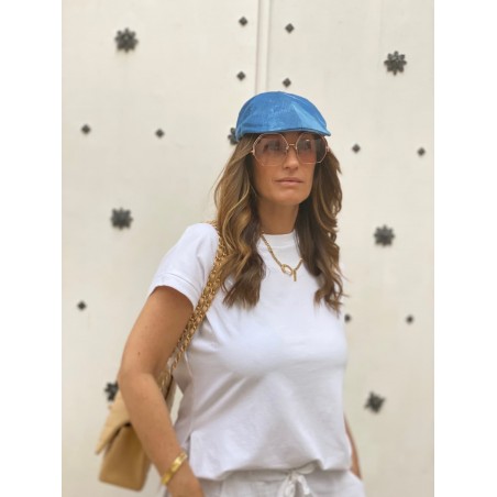 Jeans Flap Cap - Peaky Blinders for Women - Raceu Hats