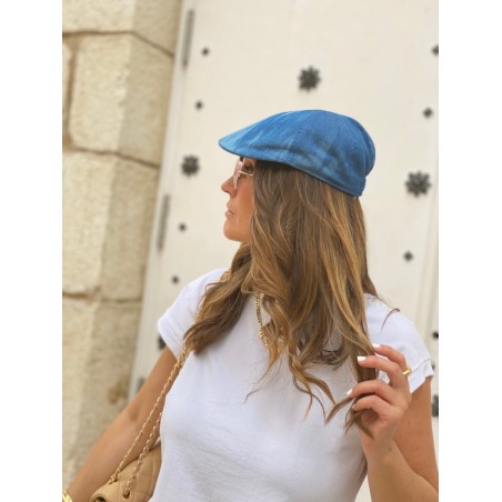 Gorra Visera Plana Mujer Color Jeans - Peaky Blinders - Raceu Hats