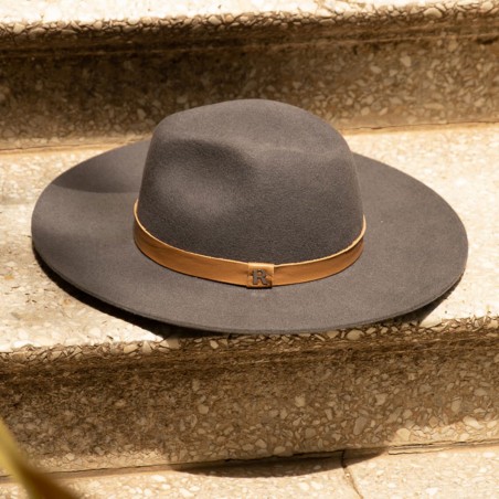 Sombrero Fedora Hombre en Fieltro de Lana Nevada - Raceu Hats