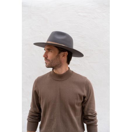 Chapeau Fedora pour homme en feutre de laine Nevada - Raceu Hats