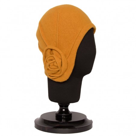 Wool Hat Margo Mustard - Vintage Hat - Raceu Hats