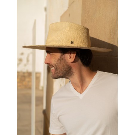Sombrero Panamá Ala Ancha Corfu Color Natural - Sombrero Ala Amplia Hombre