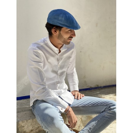 Gorra Visera Plana Hombre Color Jeans - Peaky Blinders - Raceu Hats