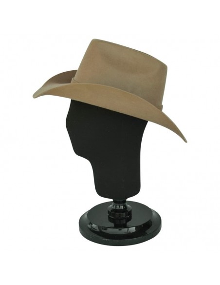 Sombrero para Bodas Estilo Cowboy en 100% Fieltro de Lana color Taupe - Raceu Hats