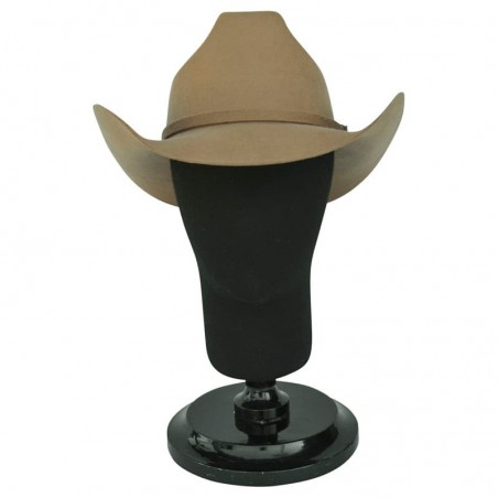 Sombrero para Bodas Estilo Cowboy en 100% Fieltro de Lana color Taupe - Raceu Hats