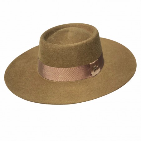 Chapeau de mariée en feutre de laine Arizona - Raceu Hats