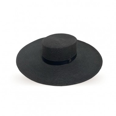 Guest Wedding Atena Black Hat - Wide-Brimmed - Women's Hats - Bridal Hats