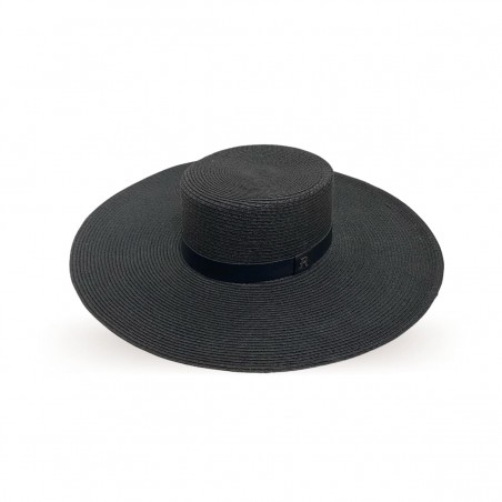 Guest Wedding Atena Black Hat - Wide-Brimmed - Women's Hats - Bridal Hats