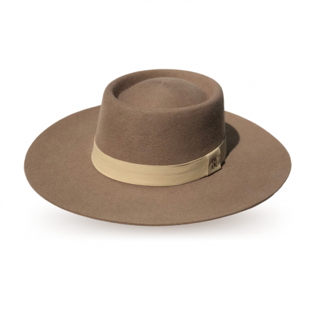Ranch Wool Felt Hat Rigid Brim - Bridal Hat - Rigid & Medium Brim - Raceu Hats