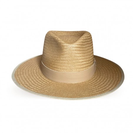 Straw Hat Florida Caramel - Fedora Style - Raceu Hats