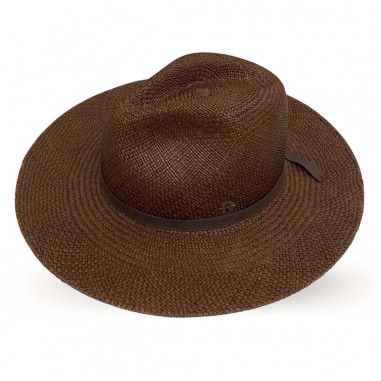 Paros Panama Hat Brown for Men - Summer Hats - Raceu Hats