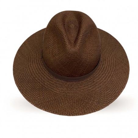 Paros Panama Hat Brown for Men - Summer Hats - Raceu Hats