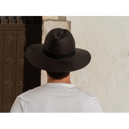 Sombrero Panamá Hombre Original en Color Negro - Raceu Hats