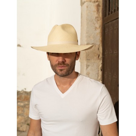 Sombrero Panamá Paros en color Beige - Sombreros Panamá Clásicos - Raceu Hats