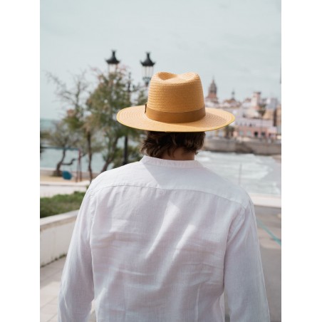 Sombrero Paja Florida Natural - Sombreros Verano Hombre