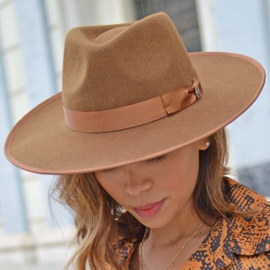 Caramel Nuba Hat by Raceu Hats - Wool Felt Hats
