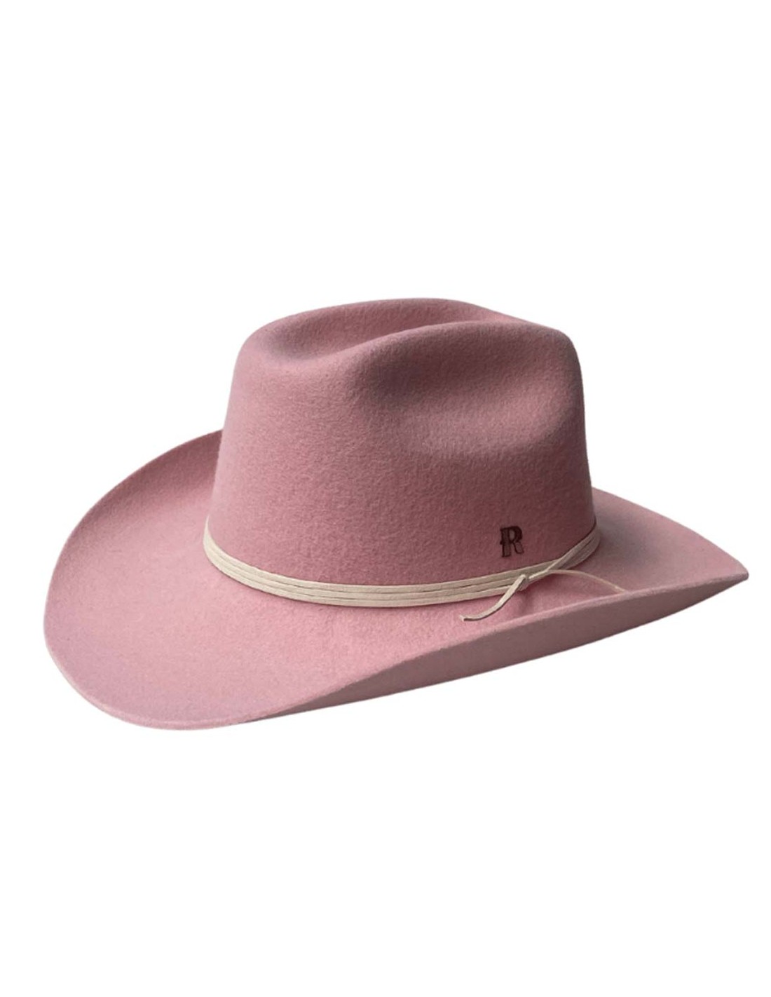 Acheter un chapeau de cow-boy en feutre de laine rose pour femme - Raceu  Hats